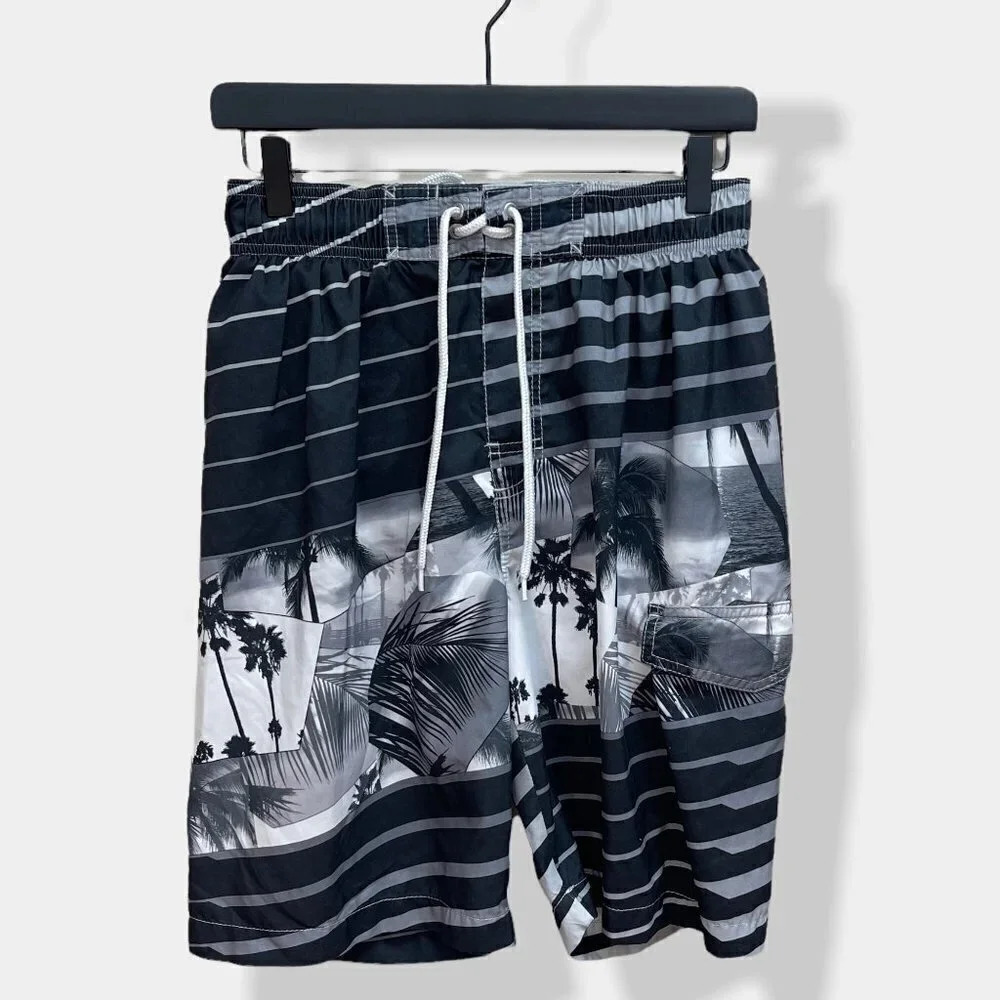 SONOMA‎ Tropical Print Swim Trunks